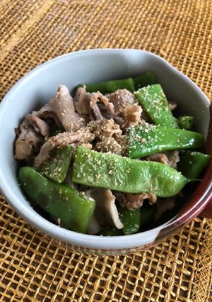 ヘルシー！豚肉とモロッコいんげんの炒め-レシピのメイン写真