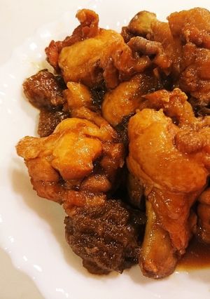 梅酒の梅で★手羽元煮込み-レシピのメイン写真