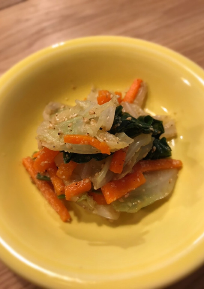 隠し味が旨い！キャベツの胡麻和え-レシピのメイン写真