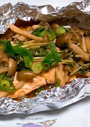 包んで焼くだけ☆鮭のホイル焼き-レシピのメイン写真