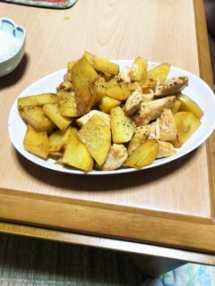 じゃがいもと鶏胸肉のマヨ醤油炒め-レシピのメイン写真