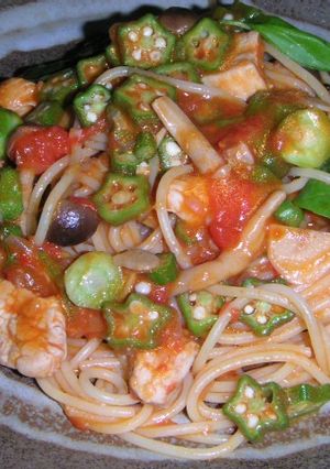 トマトしかない時の簡単トマトソースパスタ-レシピのメイン写真