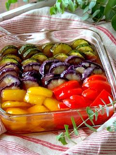 夏野菜の和風だしマリネ-レシピのメイン写真