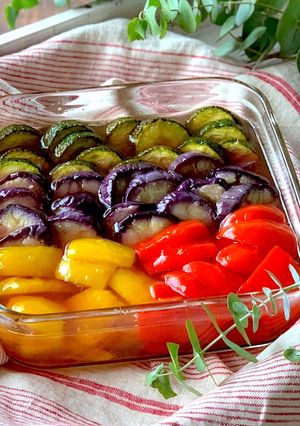 夏野菜の和風だしマリネ-レシピのメイン写真