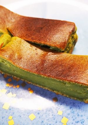 冷して☆しっとりお豆腐ケーキ　～抹茶-レシピのメイン写真