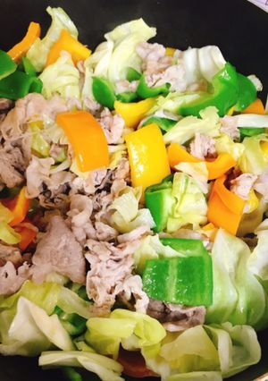 回鍋肉　タレ　【写真はタレ入れる前です】-レシピのメイン写真