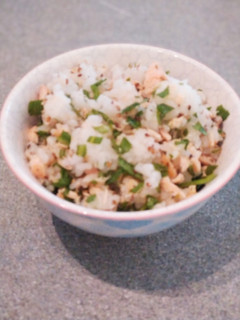 ルッコラと焼き鮭の混ぜご飯-レシピのメイン写真