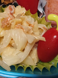 お弁当に!キャベツと玉ねぎのマヨ醤油和え-レシピのメイン写真