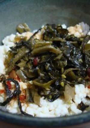 高菜と豆腐のヘルシー丼-レシピのメイン写真