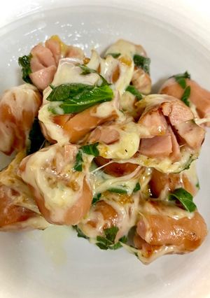 ウインナーと大葉のチーズ炒め-レシピのメイン写真