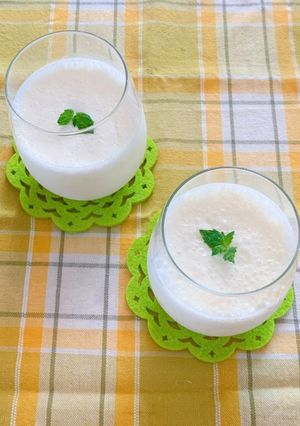 朝食に…あっさりヨーグルトバナナジュース-レシピのメイン写真