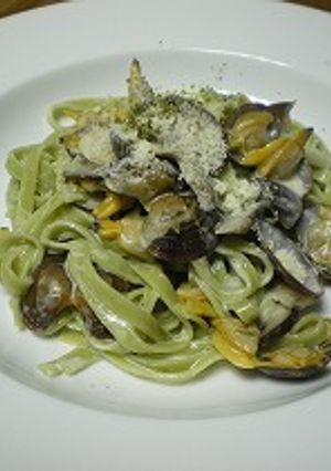 しめじとアサリのクリームパスタ-レシピのメイン写真