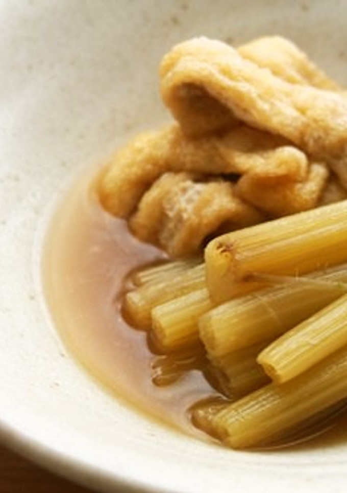 ふきと油揚げの煮物♪意外に簡単！-レシピのメイン写真