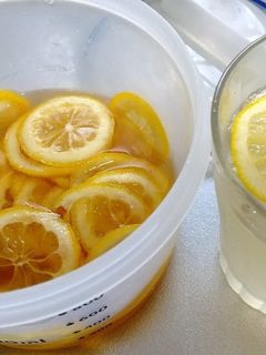 夏はこれ!レモンの蜂蜜漬け-レシピのメイン写真
