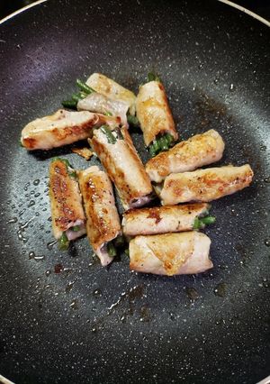 春山菜　しどけの肉巻き-レシピのメイン写真