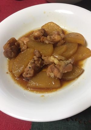 【褒められる】大根と鶏モモの簡単煮物-レシピのメイン写真