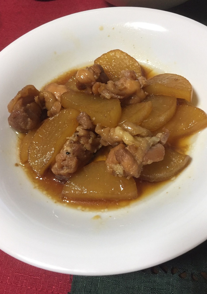 【褒められる】大根と鶏モモの簡単煮物-レシピのメイン写真
