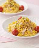 お湯ポチャレシピ®シーチキンの和風パスタ