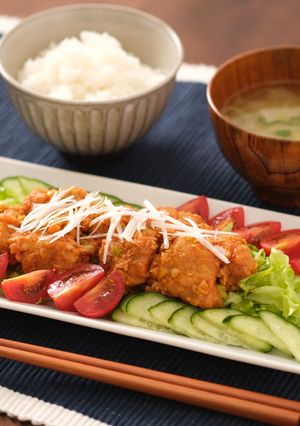 野菜たっぷり唐揚げのピリ辛サラダ-レシピのメイン写真