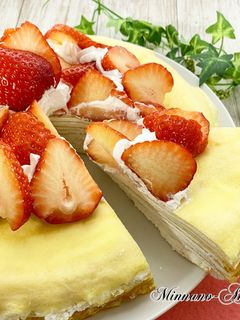 さっぱり味の『ミルクレープ』-レシピのメイン写真