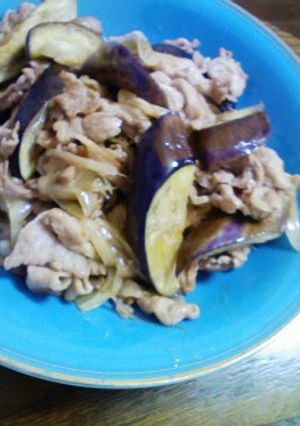 夏の味♪茄子と豚肉の茗荷炒め-レシピのメイン写真