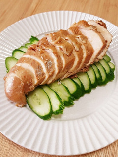 レンジで簡単鶏胸チャーシュー-レシピのメイン写真