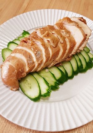 レンジで簡単鶏胸チャーシュー-レシピのメイン写真