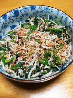 ほうれん草としらす干し・あみえびのお浸し-レシピのメイン写真