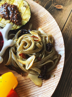 玄米パスタ★ドライトマトのペペロンチーノ-レシピのメイン写真