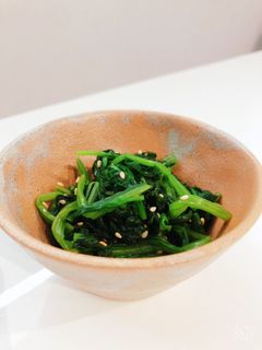 我が家のほうれん草お浸し♡-レシピのメイン写真