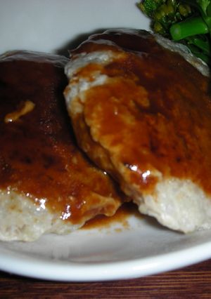 豚ミンチでハンバーグ☆カロリーオフ-レシピのメイン写真