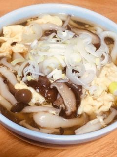 キノコと卵のあんかけうどん-レシピのメイン写真