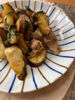 さっぱりコク旨!豚肉と茄子のさっぱり炒め-レシピのメイン写真