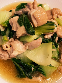 鶏もも肉とチンゲン菜のトロトロ煮♪-レシピのメイン写真