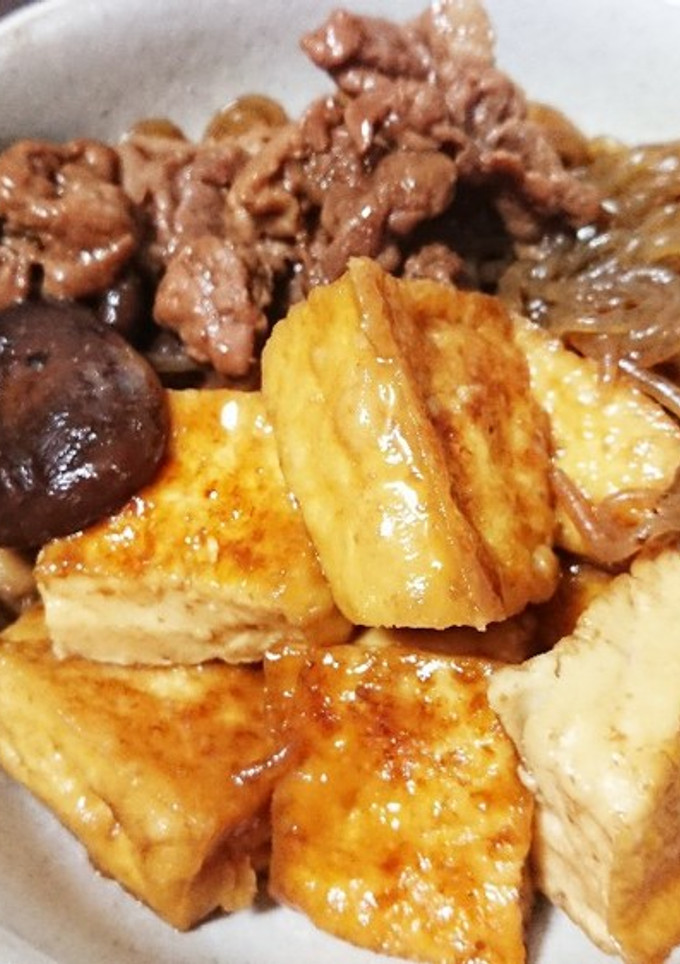 手作り厚揚げの甘辛煮-レシピのメイン写真