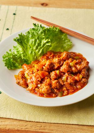 お弁当にも♪大豆のお肉のチリソース-レシピのメイン写真