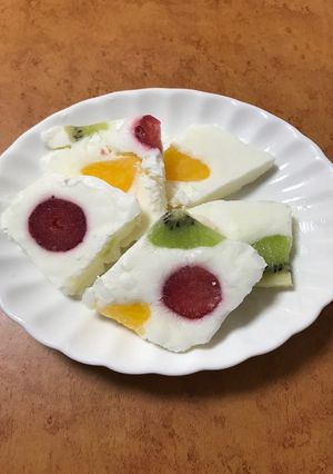ひんやり☆ヨーグルトバーク-レシピのメイン写真