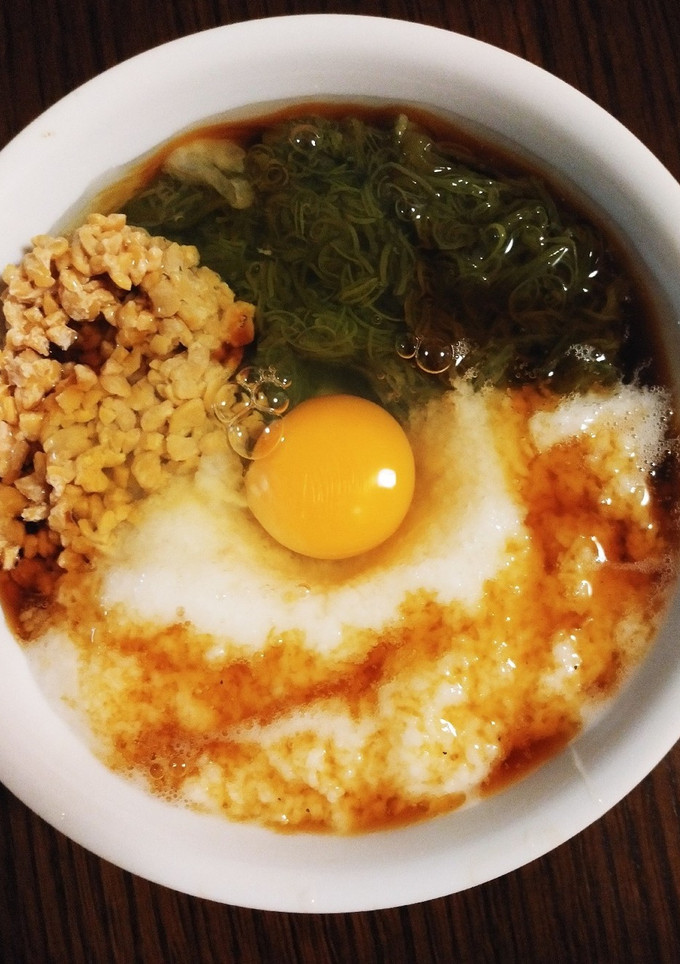 簡単✨栄養満点めかぶ納豆とろろ✨-レシピのメイン写真