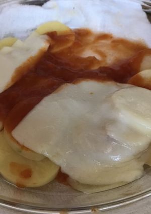 じゃがいもとナポリタンソースのチーズ焼き-レシピのメイン写真
