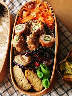 弁当★オクラの大葉チーズ肉巻きバタポン酢-レシピのメイン写真