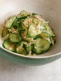 きゅうりとみょうがとしょうがの甘酢和え-レシピのメイン写真