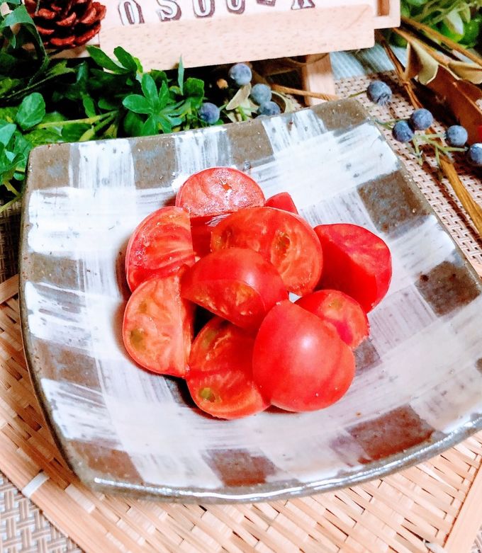 呑兵衛にぴったり♡冷やしトマト♪ツマミ用 by こまめの家族