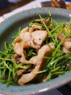 豚こまと豆苗の炒めもの-レシピのメイン写真