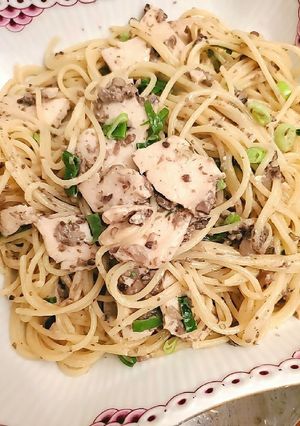 マッシュルームとチキンのクリームパスタ-レシピのメイン写真