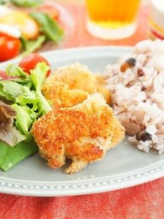 鶏胸肉のカリカリチーズパン粉焼き-レシピのメイン写真