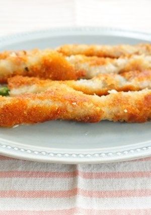 アスパラのカリカリチーズパン粉焼き-レシピのメイン写真