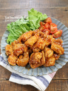 鶏もも肉の甘辛(ヤンニョムチキン)-レシピのメイン写真