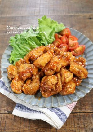 鶏もも肉の甘辛（ヤンニョムチキン）-レシピのメイン写真