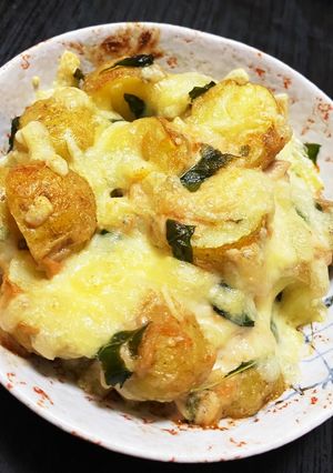 新じゃがのチーズ焼き〜ツナマヨバジル〜-レシピのメイン写真