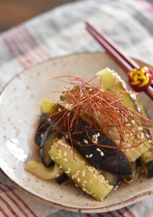 とろ旨♪なすのやみつきナムル【作り置き】-レシピのメイン写真